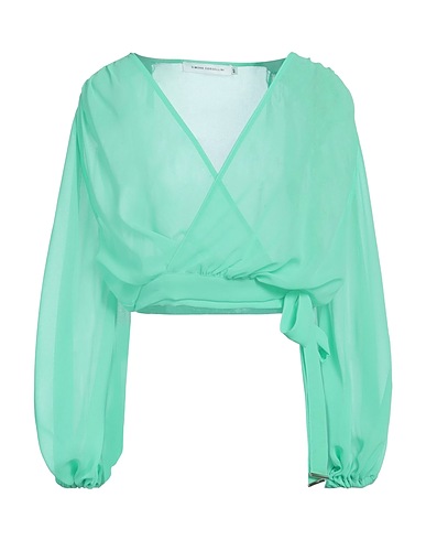 SIMONA CORSELLINI Top Lime green 100% Polyester
