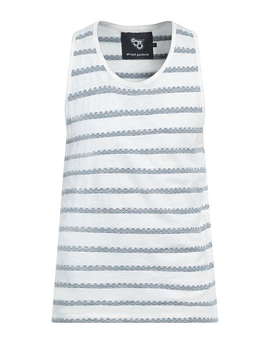 STREET GALLERY Vest White 100% Cotton