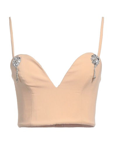 TASSOS MITROPOULOS Bustier Beige 95% Polyester, 5% Elastane