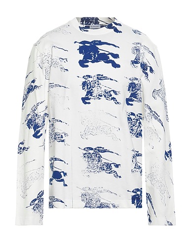 BURBERRY T-shirt Off white 97% Cotton, 3% Elastane