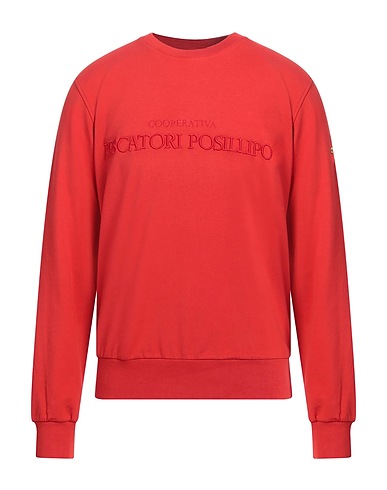 COOPERATIVA PESCATORI POSILLIPO Felpa Rosso pomodoro 94% Cotone, 6% Elastan