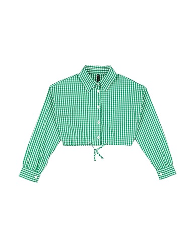 MANILA GRACE Patterned shirts & blouses Green 65% Cotton, 32% Nylon, 3% Elastane