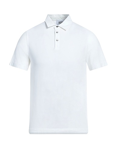 ALPHA STUDIO Polo Bianco 98% Cotone, 2% Elastan