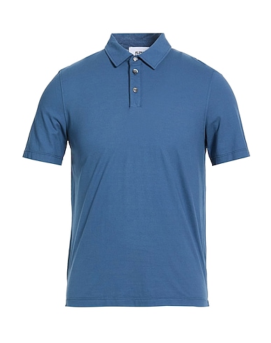 ALPHA STUDIO Poloshirt Taubenblau 98% Baumwolle, 2% Elastan