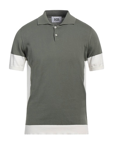 ALPHA STUDIO Jumper Sage green 100% Cotton