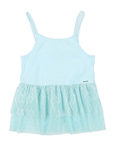 FRACOMINA MINI Top Sky blue 95% Cotton, 5% Elastane