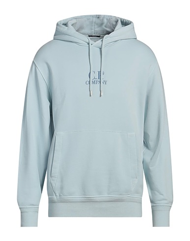 C.P. COMPANY Hooded sweatshirt Sky blue 100% Cotton