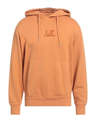 C.P. COMPANY Hooded track jacket  Apricot 100% Cotton