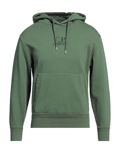C.P. COMPANY Hooded track jacket  Green 100% Cotton