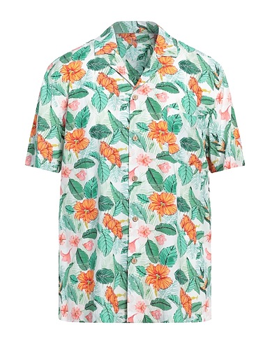 GUESS Patterned shirt VERDE 100% Viscose