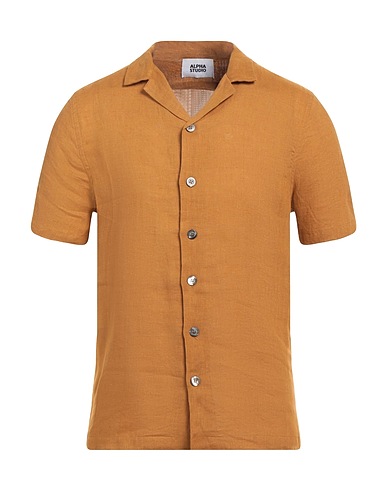 ALPHA STUDIO Linen shirt Marigold 100% Linen