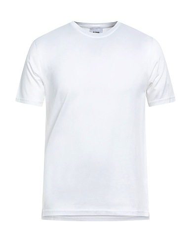 ALPHA STUDIO Basic T-Shirt White 100% Cotton