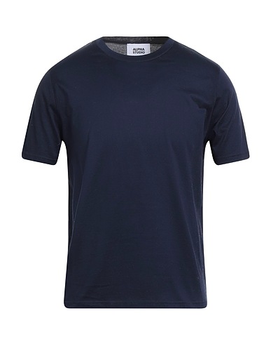 ALPHA STUDIO Basic T-Shirt Midnight blue 100% Cotton