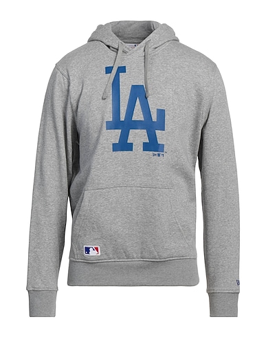 NEW ERA Hooded track jacket  Grey 80% Cotton, 20% Polyester