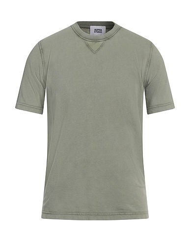 ALPHA STUDIO Basic T-Shirt Salbeigrün 100% Baumwolle