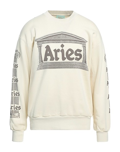 ARIES Sweatshirt Beige 100% Cotton