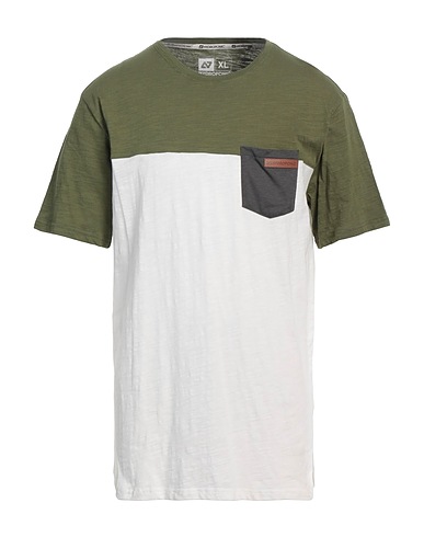HYDROPONIC T-shirt Verde 100% Cotone