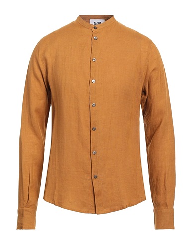 ALPHA STUDIO Chemise de couleur unie 100% Lin