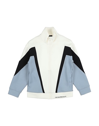 EMPORIO ARMANI Sweatshirt Midnight blue 77% Cotton, 19% Polyester, 4% Elastane