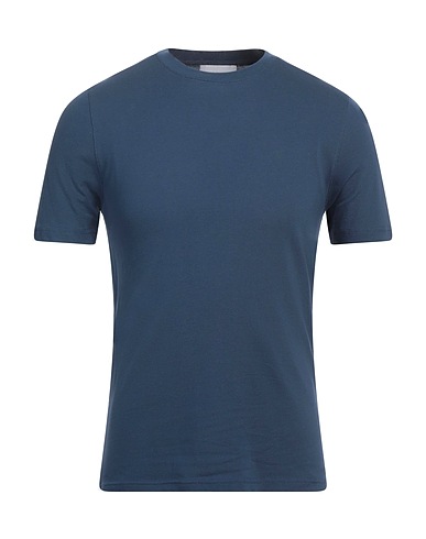 ALPHA STUDIO Basic T-Shirt Slate blue 95% Cotton, 5% Elastane