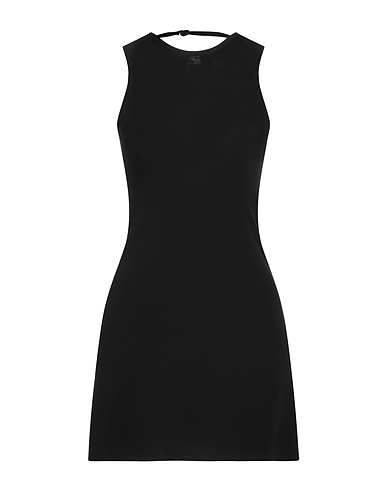 COURRÈGES Undershirt Black 96% Viscose, 4% Elastane