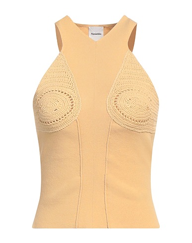 NANUSHKA Top Senf 60% Baumwolle, 23% Polyamid, 15% Polyester, 2% Elastan