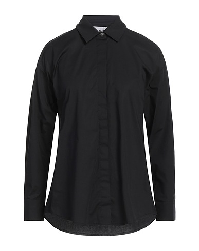 ALPHA STUDIO Hemden und Blusen einfarbig Schwarz 98% Baumwolle, 2% Elastan
