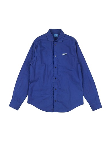 FAY Solid colour shirt 100% Cotton