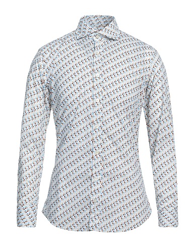 BASTONCINO Patterned shirt White 100% Cotton