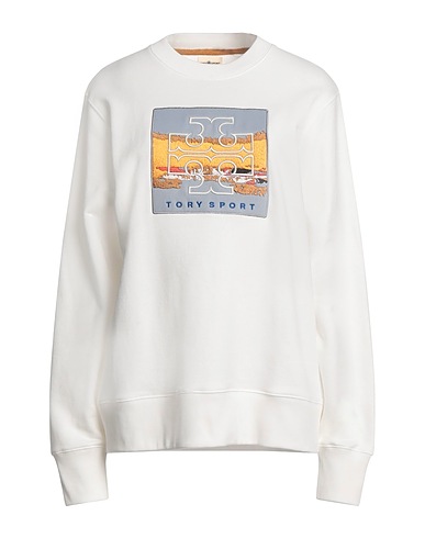 TORY SPORT Sweatshirt White 100% Cotton