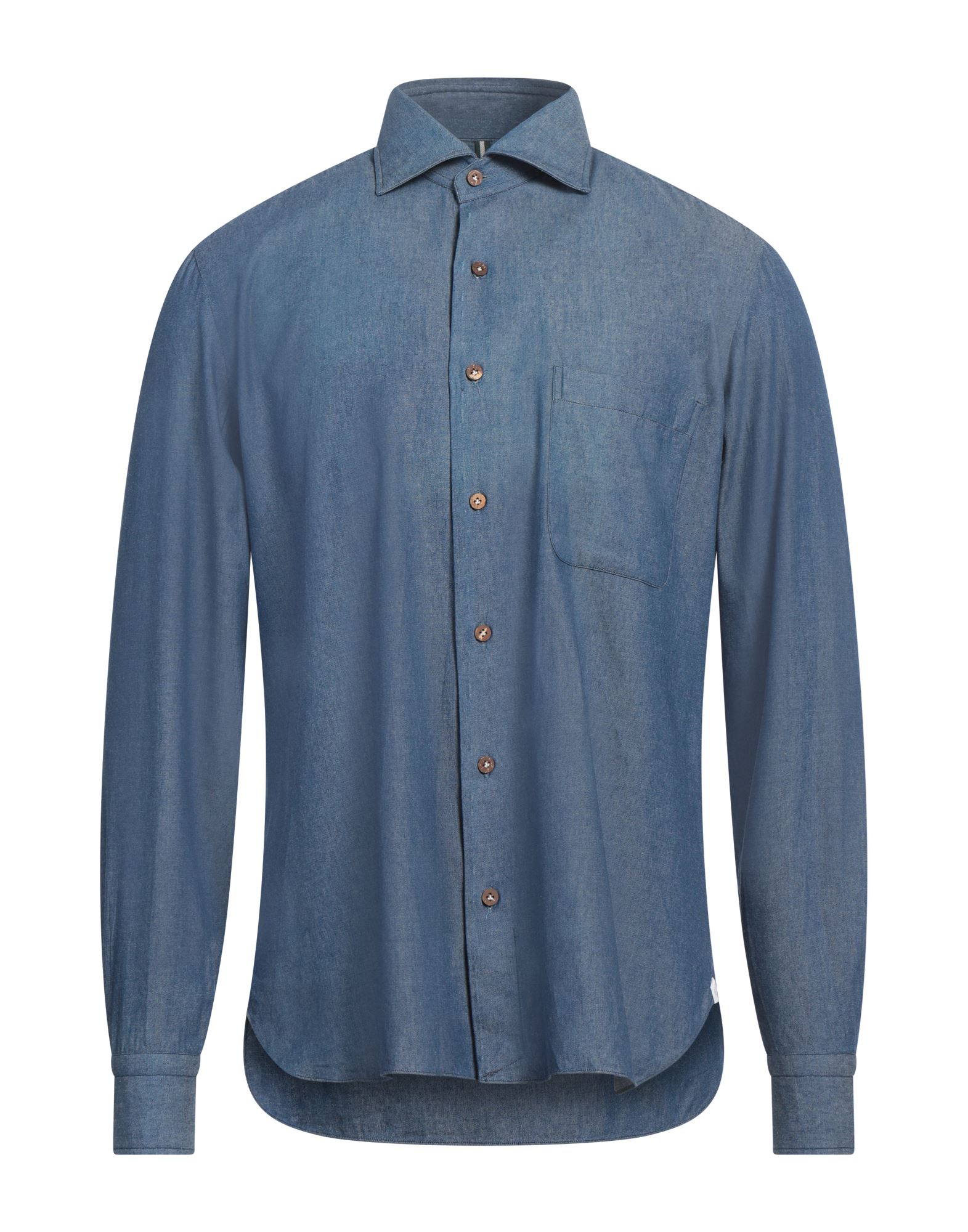 LUIGI BORRELLI NAPOLI - Denim shirts