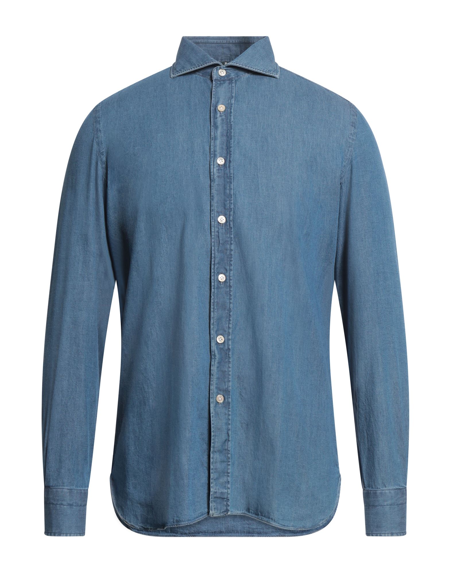 LUIGI BORRELLI NAPOLI - Denim shirts