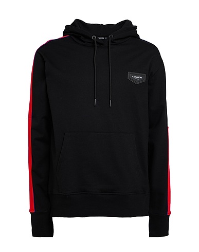 GIANNI KAVANAGH Hooded sweatshirt Black 50% Cotton, 50% Polyester