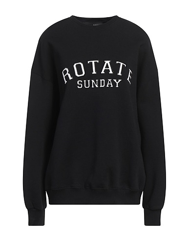 ROTATE BIRGER CHRISTENSEN Sweatshirt Black 100% Organic cotton