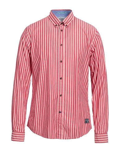 SCOTCH & SODA Striped shirt Rust 100% Cotton