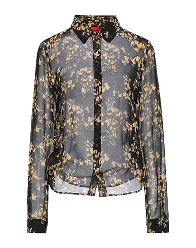 HUGO Floral shirts & blouses Black 100% Polyester