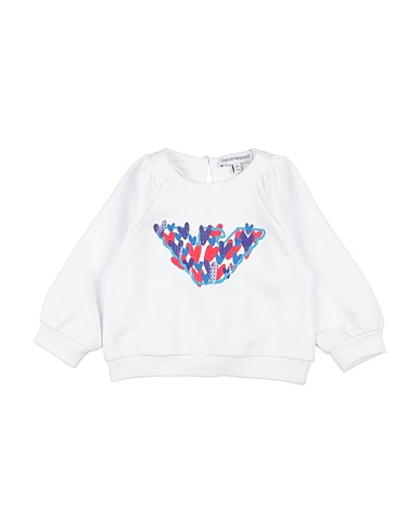 EMPORIO ARMANI Sweatshirt White 83% Cotton, 17% Polyester, Elastane