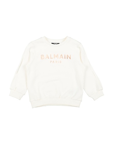 BALMAIN Sweatshirt White 100% Cotton, Elastane