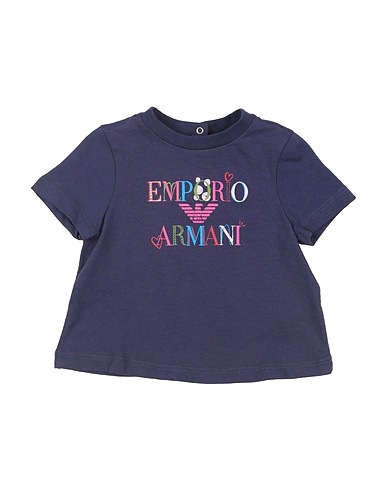 EMPORIO ARMANI T-shirt Midnight blue 100% Cotton