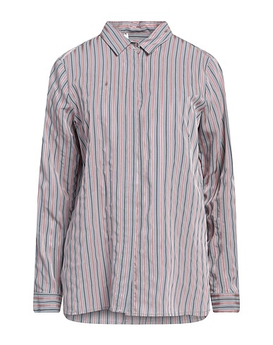MALÌPARMI Camicia a righe Grigio 88% Viscosa, 12% Poliammide
