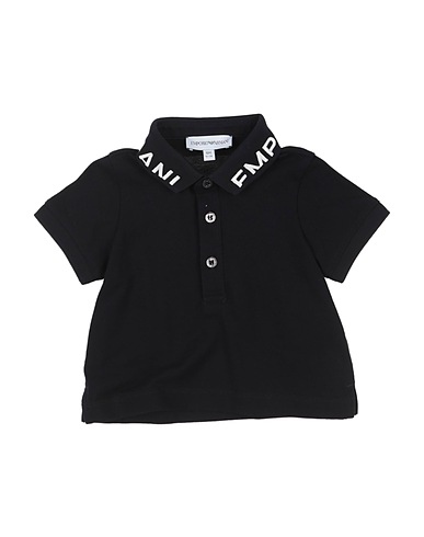 EMPORIO ARMANI Polo shirt Midnight blue 100% Cotton