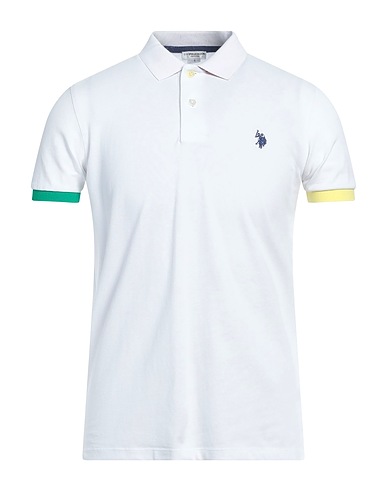 U.S.POLO ASSN. Polo Bianco 95% Cotone, 5% Elastan