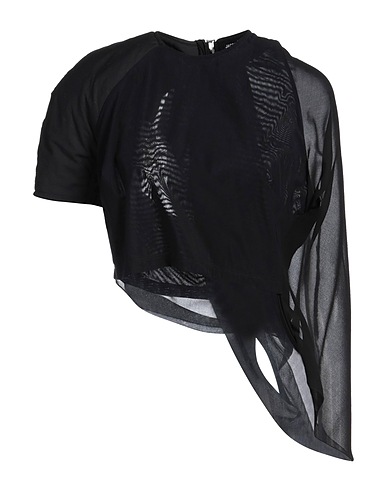 JACQUEMUS Top Black 100% Polyester, Polyamide, Elastane