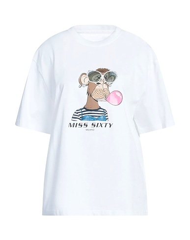 MISS SIXTY T-shirt Bianco 71% Cotone, 29% Viscosa