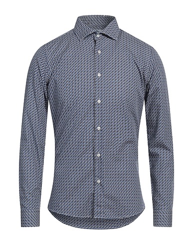 ALEA Camicia fantasia Blu navy 100% Cotone