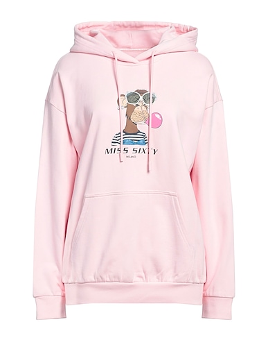 MISS SIXTY Hoodie Rosa 100% Baumwolle