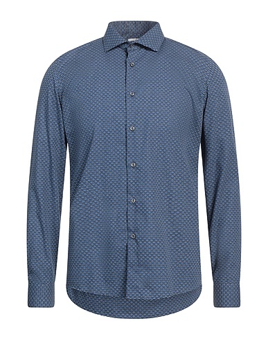 ALEA Patterned shirt Slate blue 100% Cotton