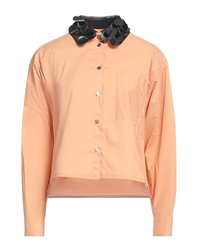 TELA Patterned shirts & blouses WHITE SHIRT Apricot 100% Cotton