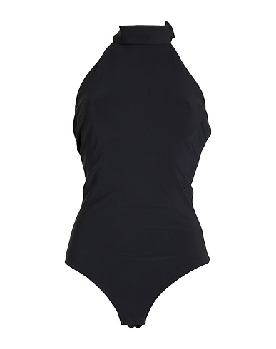 CHIARA BONI LA PETITE ROBE TOPWEAR Nero 72% Poliammide, 28% Elastan