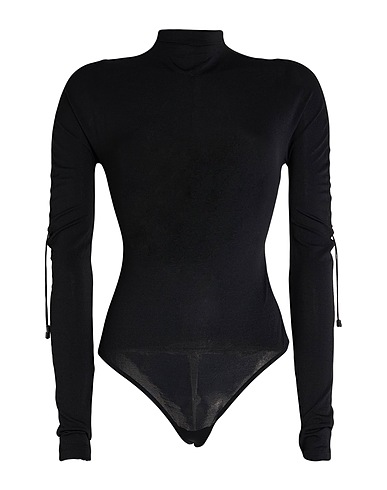 WOLFORD TOPWEAR Black 78% Viscose, 17% Polyamide, 5% Elastane